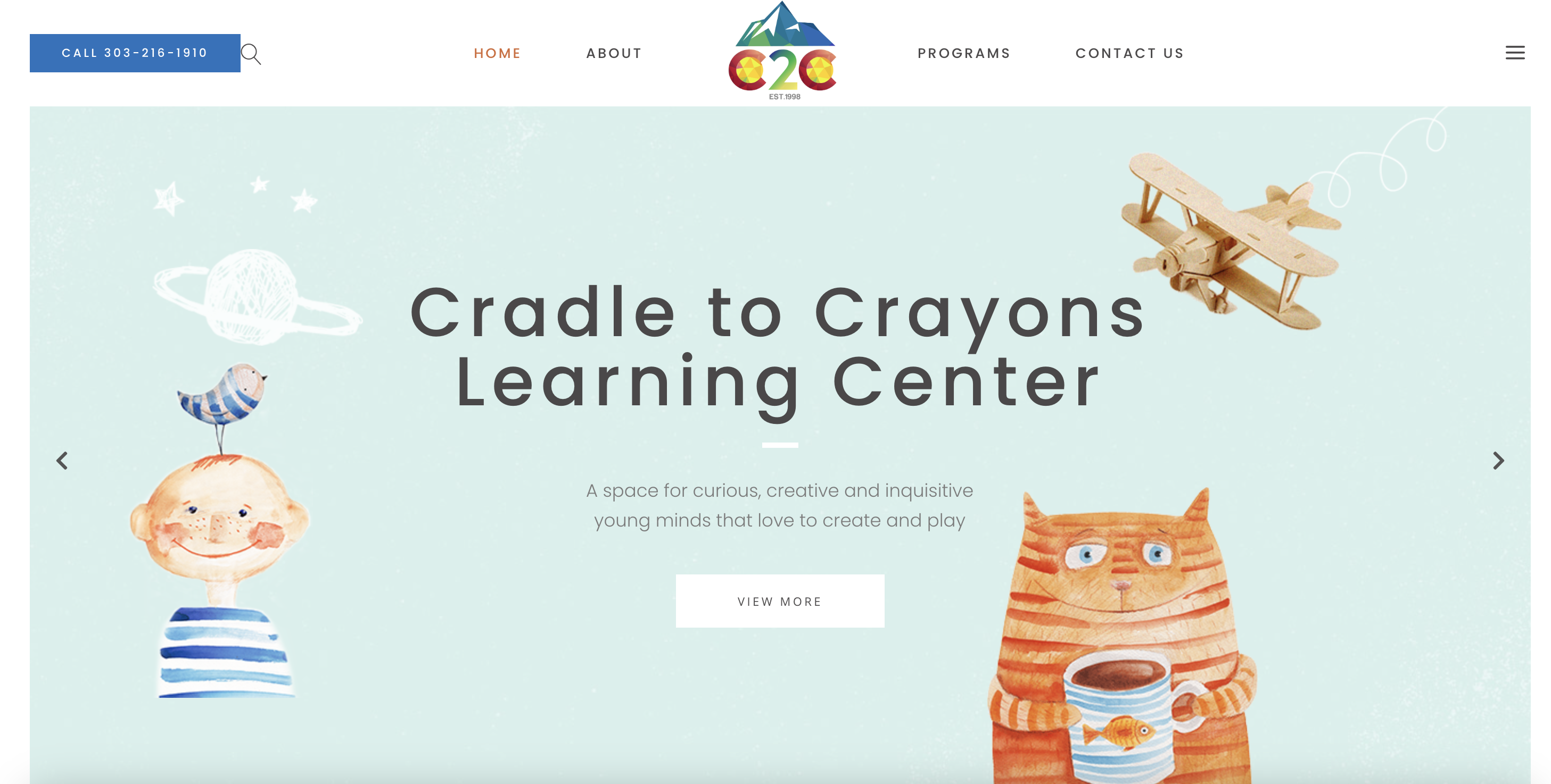 Cradle to Crayons Website